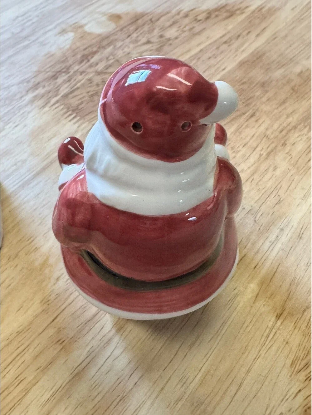 Otagiri Santa Fireplace Salt Pepper Shakers Mary Ann Baker Ceramic Japan